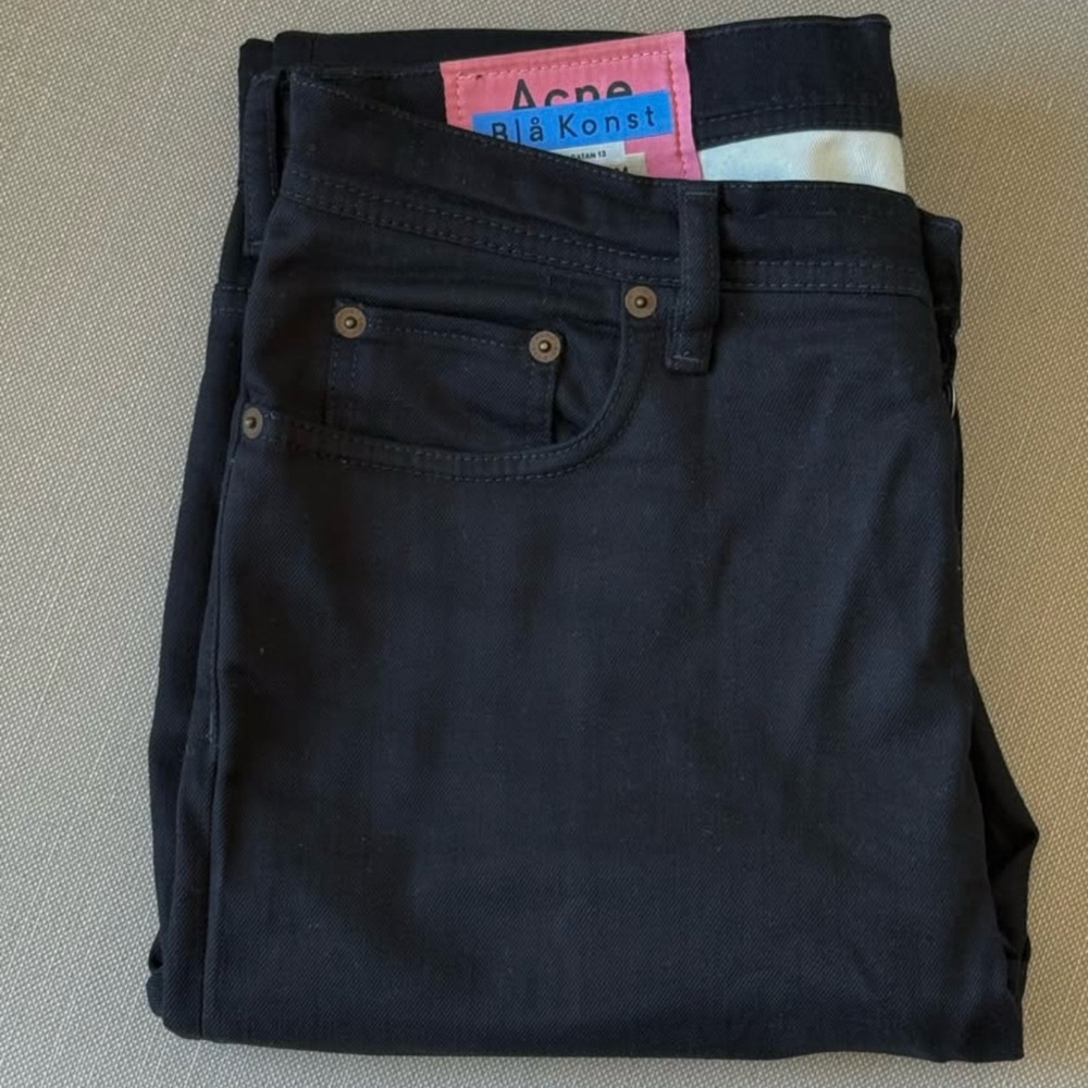 Men's Acne Studios Jeans - River Stay Black